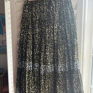 Ulla Johnson animal print skirt